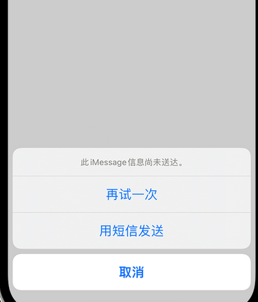 潞城apple维修iPhone上无法正常发送iMessage信息