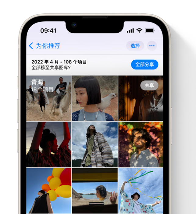 潞城苹果维修网点分享在 iPhone 上使用共享图库 