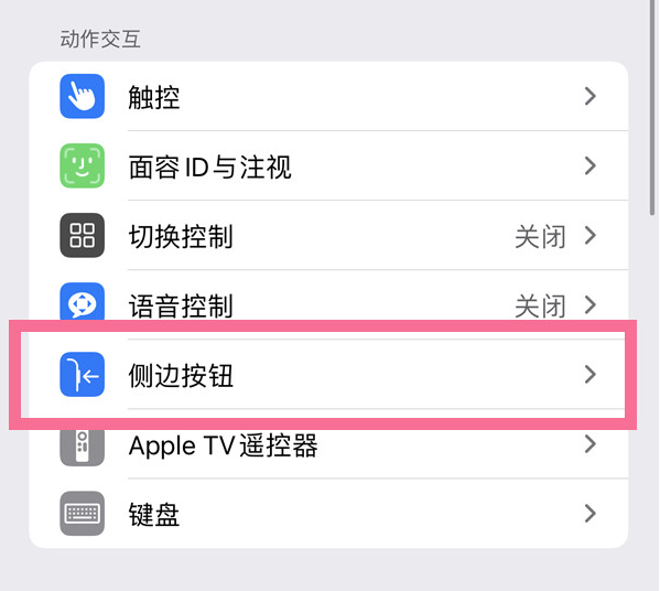 潞城苹果14维修店分享iPhone14 Plus侧键双击下载功能关闭方法 